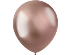 Rose Gouden Ballonnen Chroom 33cm 50st