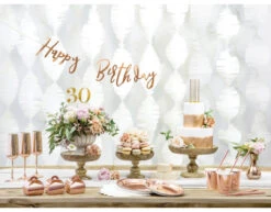 Rose Gouden Bordjes Karton 18cm 6st -Feestartikelen Winkel rose gouden bordjes karton 18cm 6st 6