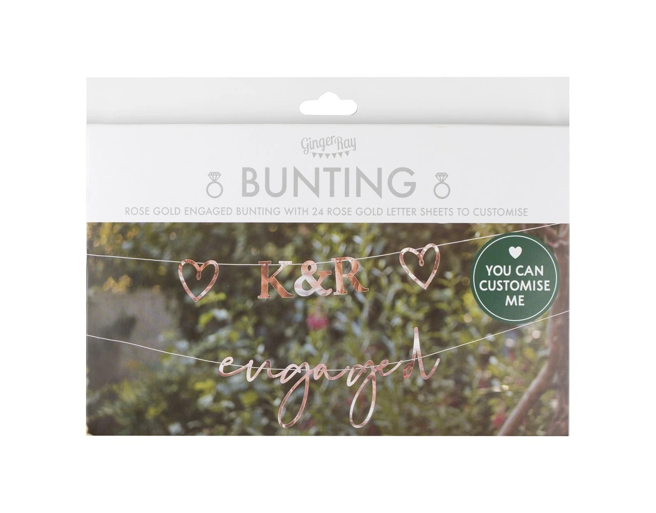 Rose Gouden Bruiloft Letterslinger Engaged 4m 2st 4 Rose Gouden Bruiloft Letterslinger Engaged 4m 2st - Afbeelding 2