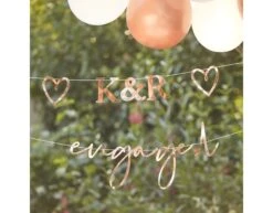 Rose Gouden Bruiloft Letterslinger Engaged 4m 2st 8 Rose Gouden Bruiloft Letterslinger Engaged 4m 2st -Feestartikelen Winkel rose gouden bruiloft letterslinger engaged 4m 2st 2