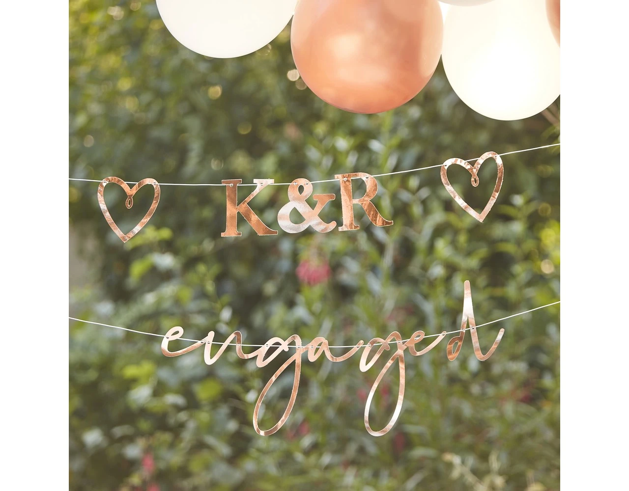 Rose Gouden Bruiloft Letterslinger Engaged 4m 2st 5 Rose Gouden Bruiloft Letterslinger Engaged 4m 2st - Afbeelding 3