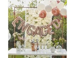 Rose Gouden Bruiloft Letterslinger Engaged 4m 2st 9 Rose Gouden Bruiloft Letterslinger Engaged 4m 2st -Feestartikelen Winkel rose gouden bruiloft letterslinger engaged 4m 2st 3