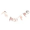 Rose Gouden Bruiloft Letterslinger From Miss To Mrs 1,7m -Feestartikelen Winkel rose gouden bruiloft letterslinger from miss to mr