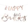 Rose Gouden Happy Birthday Letterslinger 2m -Feestartikelen Winkel rose gouden happy birthday letterslinger 2m