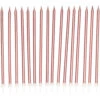 Rose Gouden Kaarsen 15cm 16st -Feestartikelen Winkel rose gouden kaarsen 15cm 16st
