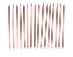 Rose Gouden Kaarsen 15cm 16st