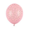 Roze Ballonnen Gouden Stippen 30cm 6st -Feestartikelen Winkel roze ballonnen gouden stippen 30cm 6st