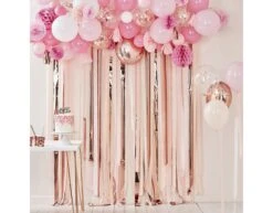 Roze Ballonnen Set Tassels En Honeycombs 179 Delig -Feestartikelen Winkel roze ballonnen set tassels en honeycombs 179 delig 3
