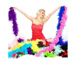 Roze Boa 1,8m -Feestartikelen Winkel roze boa 18m 2