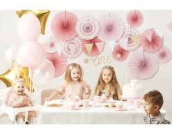 Roze Gouden Slingers 1,3m -Feestartikelen Winkel roze gouden slingers 13m 6