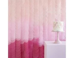 Roze Hangdecoratie Ombre 2m -Feestartikelen Winkel roze hangdecoratie ombre 2m 2