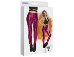 Roze Legging Metallic -Feestartikelen Winkel roze legging metallic 2