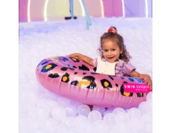 Roze Panterprint Zwemband 90cm -Feestartikelen Winkel roze panterprint zwemband 90cm 1