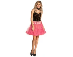 Roze Petticoat Deluxe -Feestartikelen Winkel roze petticoat deluxe 2