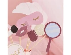 Roze Photobooth Props Party 10st -Feestartikelen Winkel roze photobooth props party 10st 1