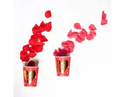 Roze Rozenblaadjes 288st -Feestartikelen Winkel roze rozenblaadjes 288st 2