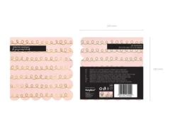 Roze Servetten Gouden Patroon 32cm 20st -Feestartikelen Winkel roze servetten gouden patroon 32cm 20st 7