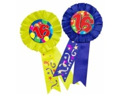 Rozet 16 Jaar Deluxe