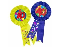 Rozet 40 Jaar Deluxe