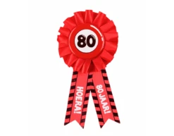 Rozet Hoera 80 Jaar Hoera