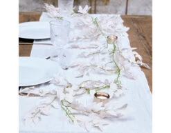 Ruscus Garland A Touch Of Pampas Pink/Green Plastic Length 190 Cm -Feestartikelen Winkel ruscus garland a touch of pampas pink green plasti 2