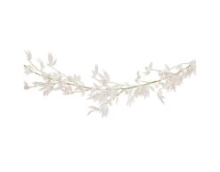 Ruscus Garland A Touch Of Pampas Pink/Green Plastic Length 190 Cm