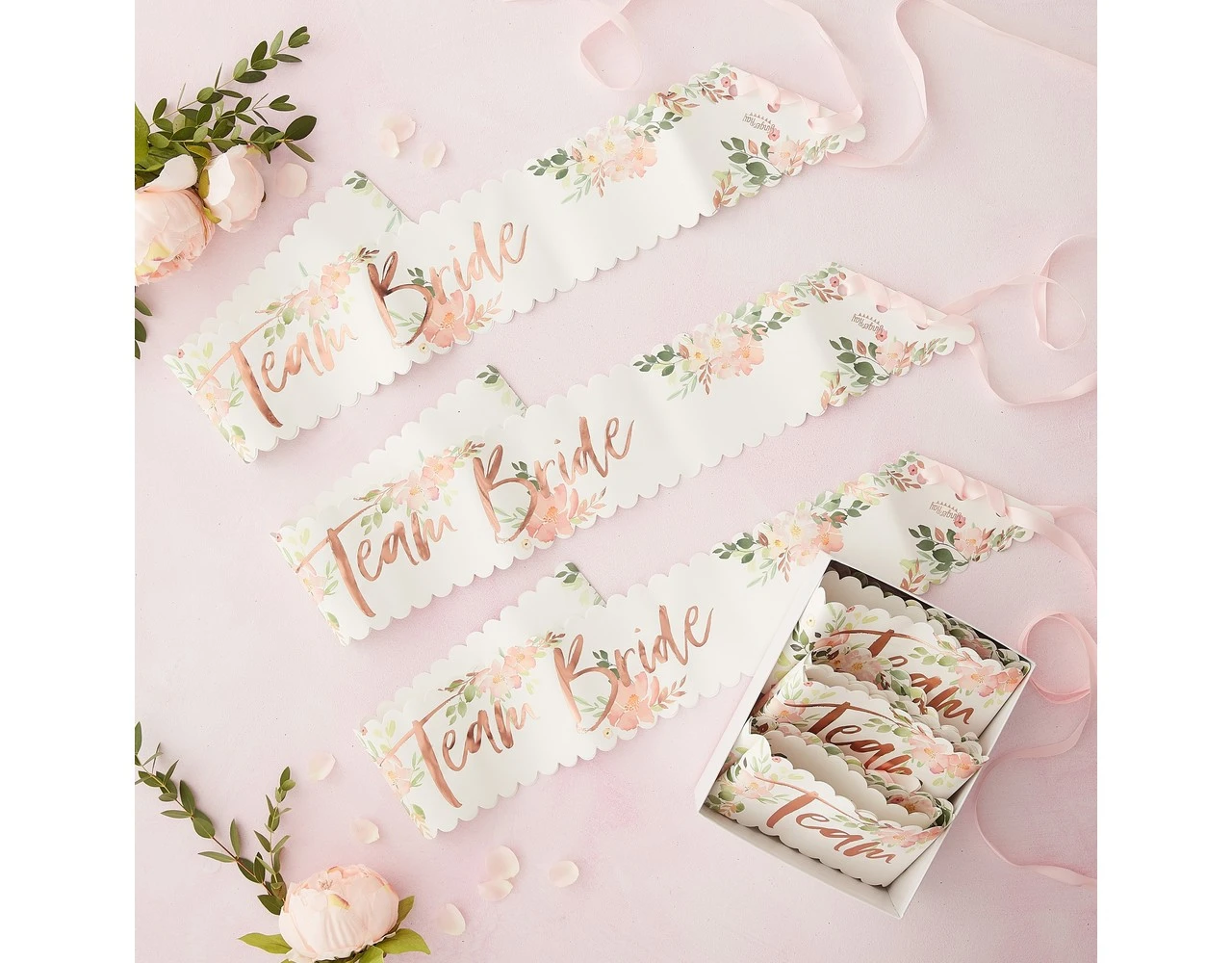 Sashes Team Bride 6 Pack 4 Sashes Team Bride 6 Pack - Afbeelding 2