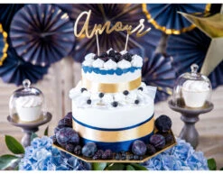 Satijn Lint Koninklijk Blauw 38mm 25m -Feestartikelen Winkel satijn lint koninklijk blauw 38mm 25m 1