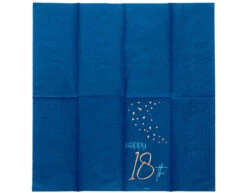 Servetten 18 Jaar Blauw 33cm 10st -Feestartikelen Winkel servetten 18 jaar blauw 33cm 10st 3