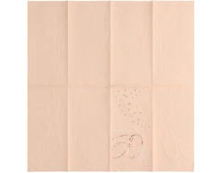 Servetten 50 Jaar Rose Goud 33cm 10st -Feestartikelen Winkel servetten 50 jaar rose goud 33cm 10st 1