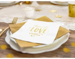 Servetten All You Need Is Love 33cm 20st -Feestartikelen Winkel servetten all you need is love 33cm 20st 2