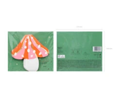 Servetten Champignon 13,5cm 20st -Feestartikelen Winkel servetten champignon 135cm 20st 2