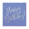 Servetten Happy Birthday Blauw 33cm 20st -Feestartikelen Winkel servetten happy birthday blauw 33cm 20st