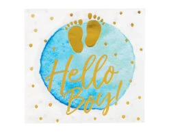 Servetten Hello Boy Papier 33cm -Feestartikelen Winkel servetten hello boy papier 33cm 1