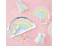 Servetten Regenboog 17cm 16st -Feestartikelen Winkel servetten regenboog 17cm 16st 3