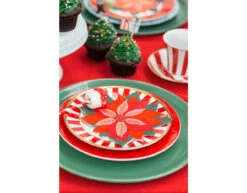 Servetten Rode Kerst Ster 15,5cm 20st -Feestartikelen Winkel servetten rode kerst ster 155cm 20st 2