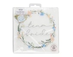 Servetten Team Bride 16,5cm 16st -Feestartikelen Winkel servetten team bride 165cm 16st 2