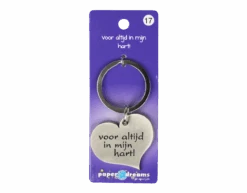 Sleutelhanger In Mijn Hart 10cm -Feestartikelen Winkel sleutelhanger in mijn hart 10cm 1