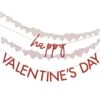 Slinger Happy Valentine'S Day 2,5m 2 Delig -Feestartikelen Winkel slinger happy valentines day 25m 2 delig