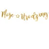 Slinger Moje Urodziny Goud 90cm -Feestartikelen Winkel slinger moje urodziny goud 90cm