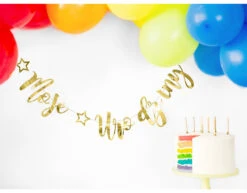 Slinger Moje Urodziny Goud 90cm -Feestartikelen Winkel slinger moje urodziny goud 90cm 4