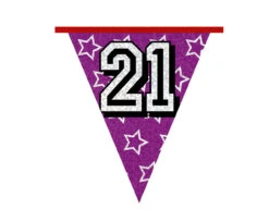 Slingers 21 Jaar Glitter 8m -Feestartikelen Winkel slingers 21 jaar glitter 8m 7