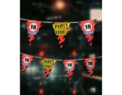 Slingers 75 Jaar Verkeersbord 10m -Feestartikelen Winkel slingers 75 jaar verkeersbord 10m 1