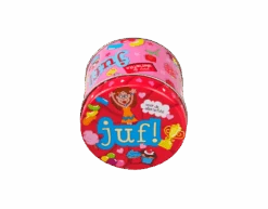 Snoepblik Juf 9cm -Feestartikelen Winkel snoepblik juf 9cm 1