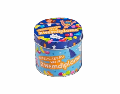 Snoepblik Zwemdiploma 9cm