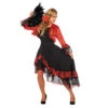 Spaanse Jurk Flamenco Rood Zwart -Feestartikelen Winkel spaanse jurk flamenco rood zwart