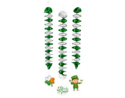 St. Patrick's Day Hangdecoratie 60cm 3st