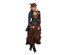 Steampunk Jurk Blauw