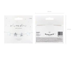 Sterren Slinger Zilver 3,6m -Feestartikelen Winkel sterren slinger zilver 36m 5