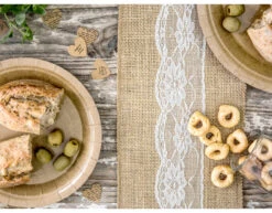 Stoeldecoratie Jute 2,75m -Feestartikelen Winkel stoeldecoratie jute 275m 3